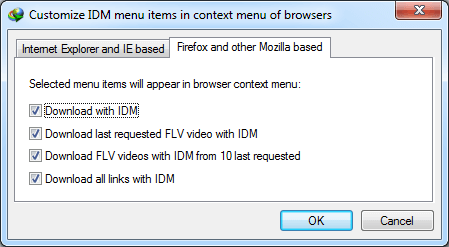 Customize FireFox context menu item